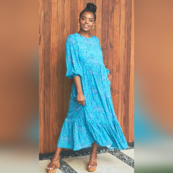 Nwot The Odells size 2X beautiful maxi dress - Picture 1 of 12